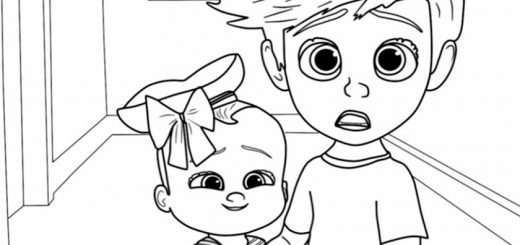 Ausmalen The Boss Baby. 5