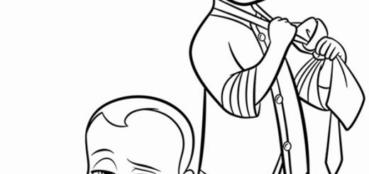 Ausmalbilder kostenlos The Boss Baby. 6